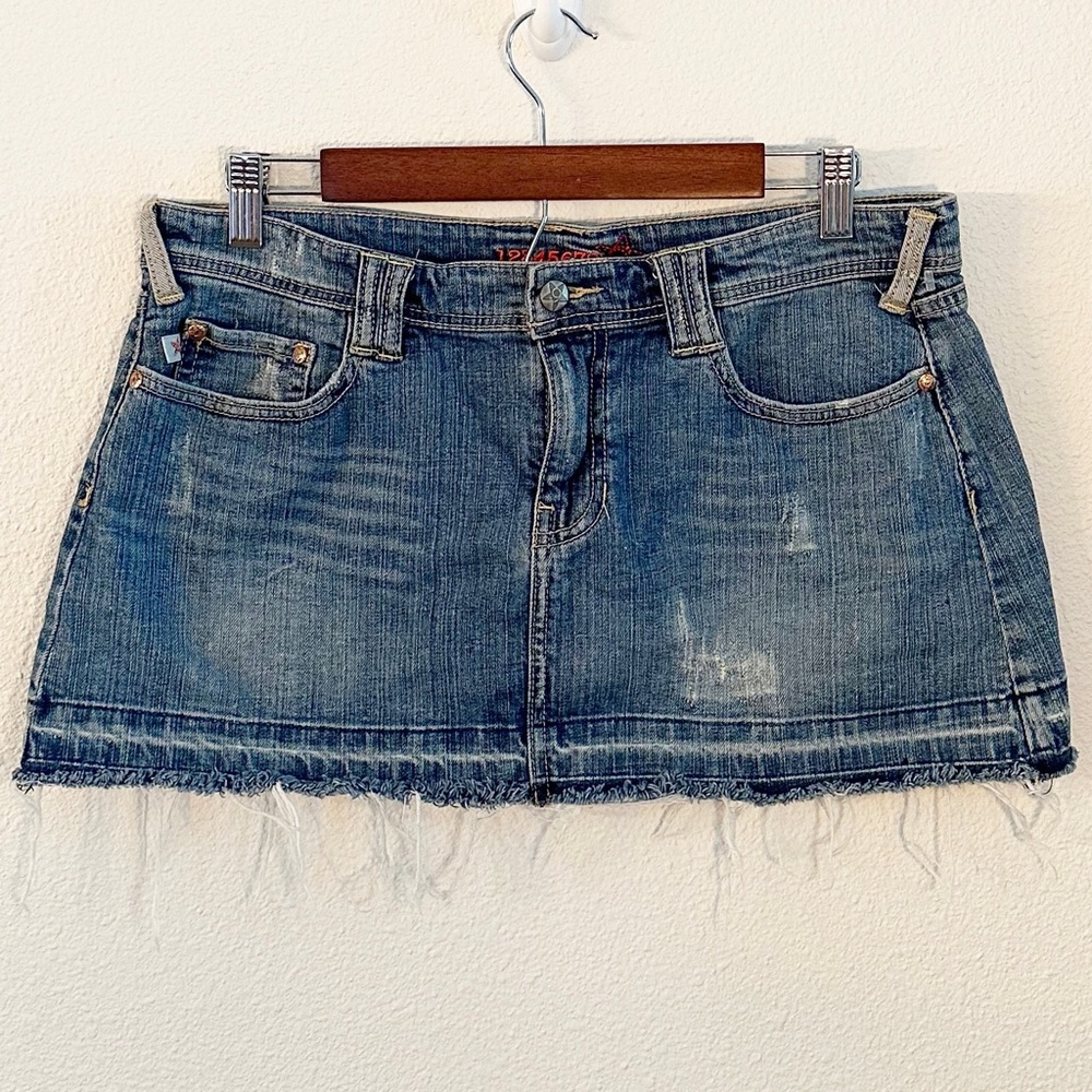 123456789 Brand Y2K Denim Mini Skirt Size 13